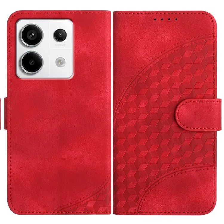 YX0060 For Xiaomi Redmi Note 13 Pro 4G / Poco M6 Pro 4G Shockproof Case Leather Elephant Head Pattern Phone Cover