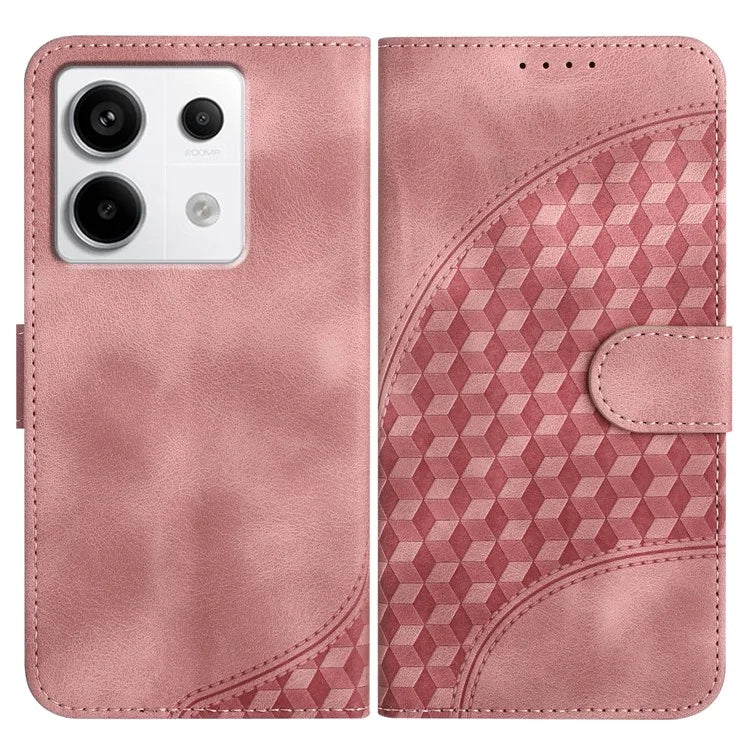 YX0060 For Xiaomi Redmi Note 13 Pro 4G / Poco M6 Pro 4G Shockproof Case Leather Elephant Head Pattern Phone Cover
