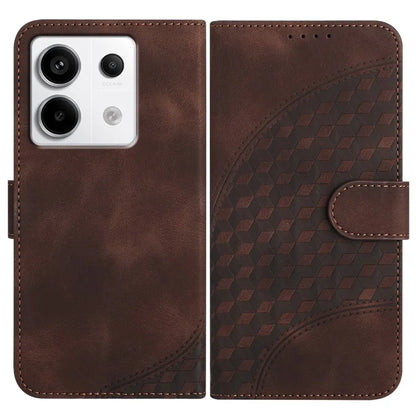 YX0060 For Xiaomi Redmi Note 13 Pro 4G / Poco M6 Pro 4G Shockproof Case Leather Elephant Head Pattern Phone Cover