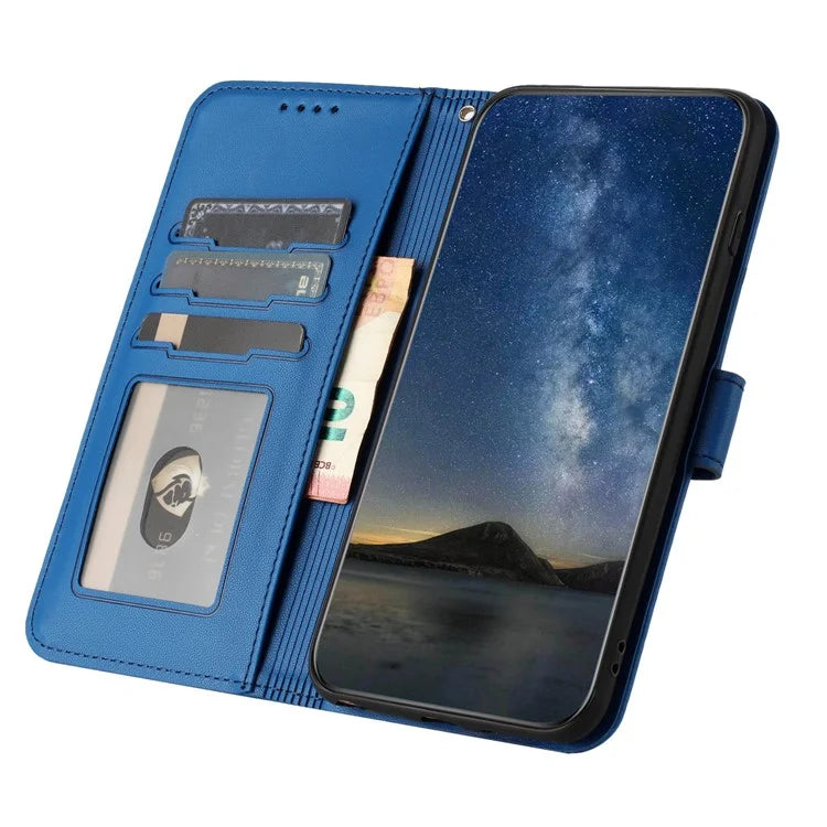 YX0050 For Google Pixel 9 Pro Wallet Phone Case Flower Pattern Imprinted Leather Flip Cover
