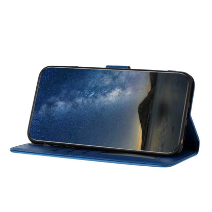 YX0050 For Google Pixel 9 Pro Wallet Phone Case Flower Pattern Imprinted Leather Flip Cover
