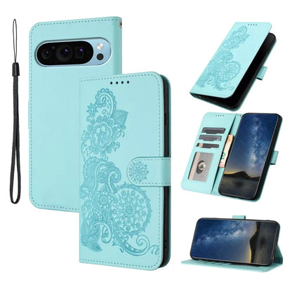 YX0050 For Google Pixel 9 Leather Case Shockproof Wallet Phone Cover