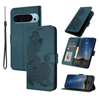 YX0050 For Google Pixel 9 Leather Case Shockproof Wallet Phone Cover