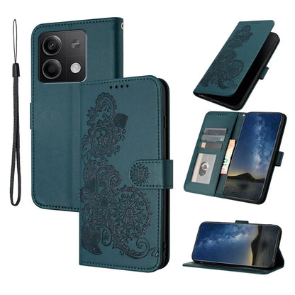 YX0050 For Xiaomi Redmi Note 13 5G Leather Case Anti-Scratch Wallet Phone Case