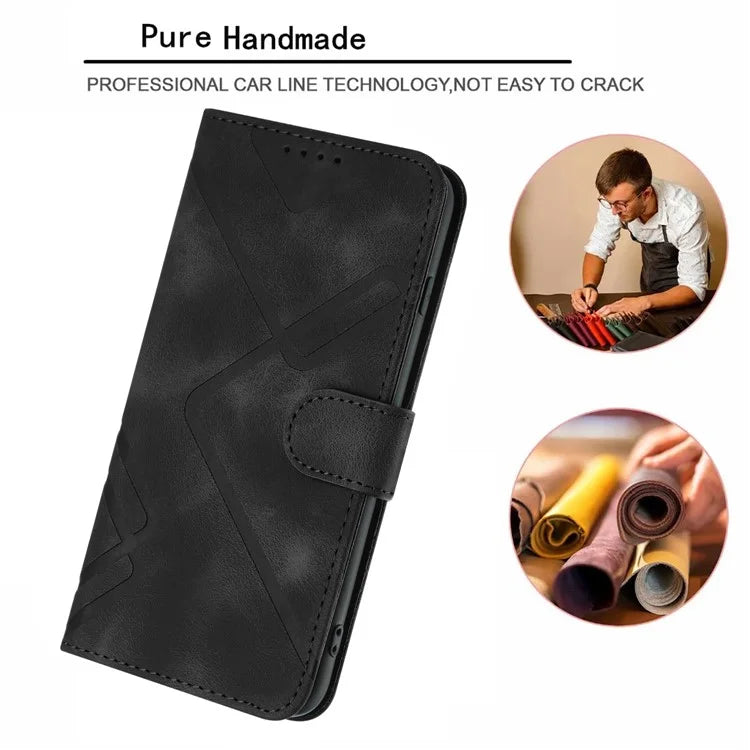 YX0040 For Google Pixel 9 Pro Case Imprinted Leather Stand Phone Cover