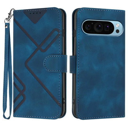 YX0040 For Google Pixel 9 Pro Case Imprinted Leather Stand Phone Cover