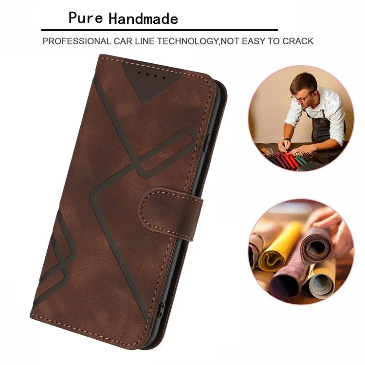 YX0040 For Google Pixel 9 Pro Case Imprinted Leather Stand Phone Cover