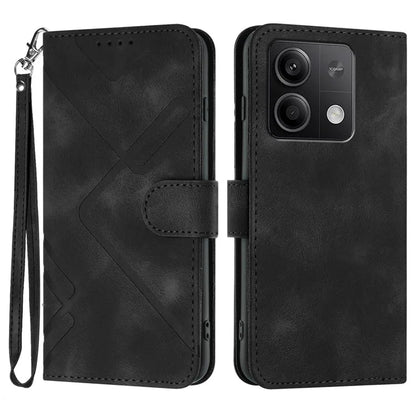 YX0040 For Xiaomi Redmi Note 13 5G Leather Case Imprinted Wallet Card Holder Phone Cover