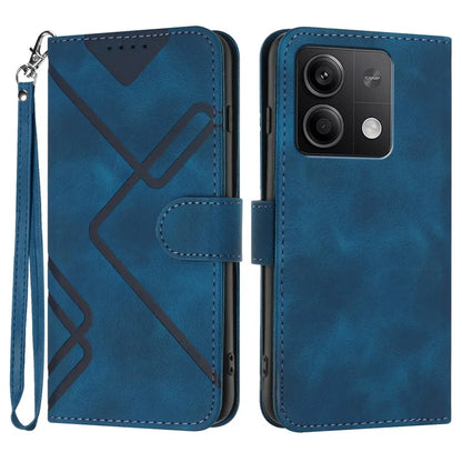 YX0040 For Xiaomi Redmi Note 13 5G Leather Case Imprinted Wallet Card Holder Phone Cover