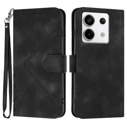 YX0040 For Xiaomi Redmi Note 13 Pro 4G / Poco M6 Pro 4G Case Imprinted Leather Mobile Phone Cover