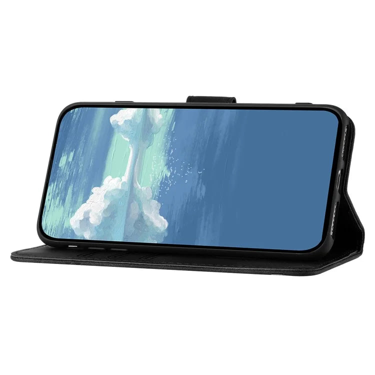 YX0040 For Xiaomi Redmi Note 13 Pro 4G / Poco M6 Pro 4G Case Imprinted Leather Mobile Phone Cover