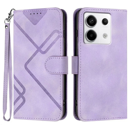 YX0040 For Xiaomi Redmi Note 13 Pro 4G / Poco M6 Pro 4G Case Imprinted Leather Mobile Phone Cover