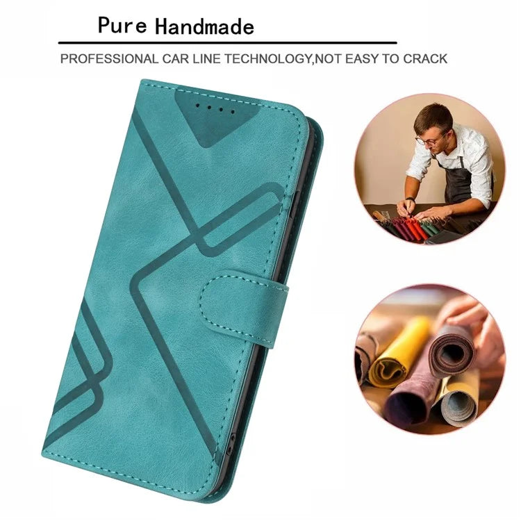 YX0040 For Google Pixel 9 Imprinted Case Leather Stand Shockproof Smart Phone Cover