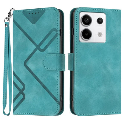 YX0040 For Xiaomi Redmi Note 13 Pro 5G / Poco X6 5G Case Imprinted Leather Shockproof Wallet Phone Cover