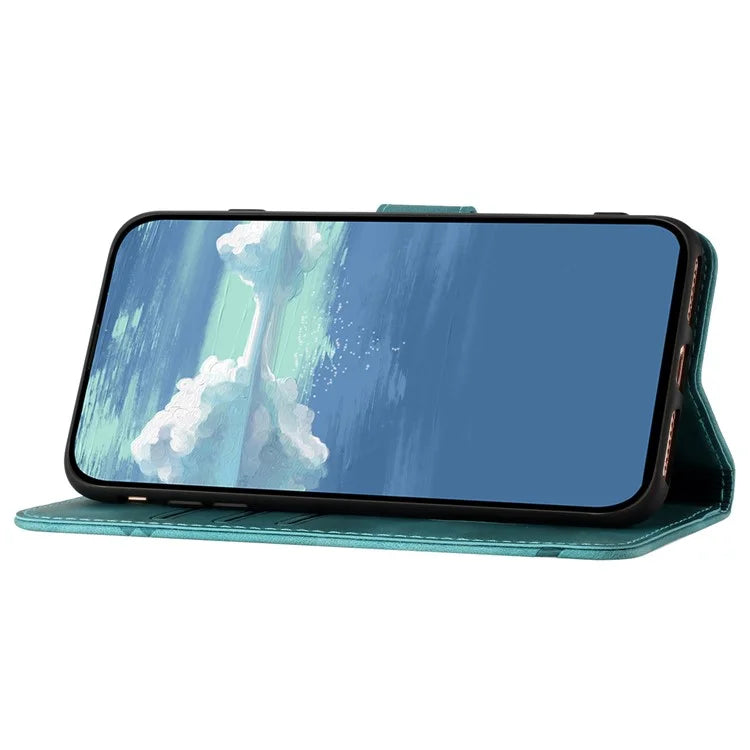 YX0040 For Xiaomi Redmi Note 13 Pro 5G / Poco X6 5G Case Imprinted Leather Shockproof Wallet Phone Cover