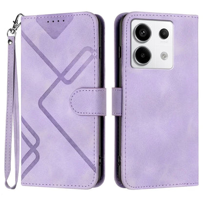 YX0040 For Xiaomi Redmi Note 13 Pro 5G / Poco X6 5G Case Imprinted Leather Shockproof Wallet Phone Cover