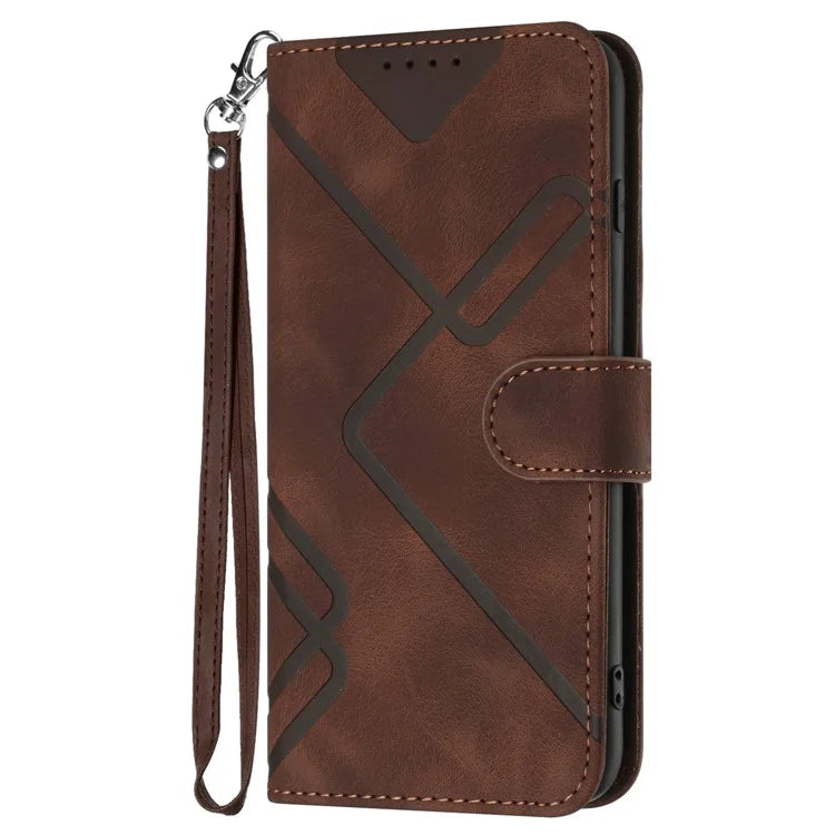 YX0040 For Xiaomi Redmi Note 13 Pro 5G / Poco X6 5G Case Imprinted Leather Shockproof Wallet Phone Cover