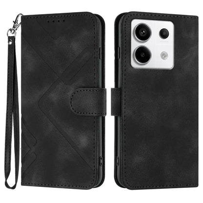 YX0040 For Xiaomi Redmi Note 13 Pro 5G / Poco X6 5G Case Imprinted Leather Shockproof Wallet Phone Cover