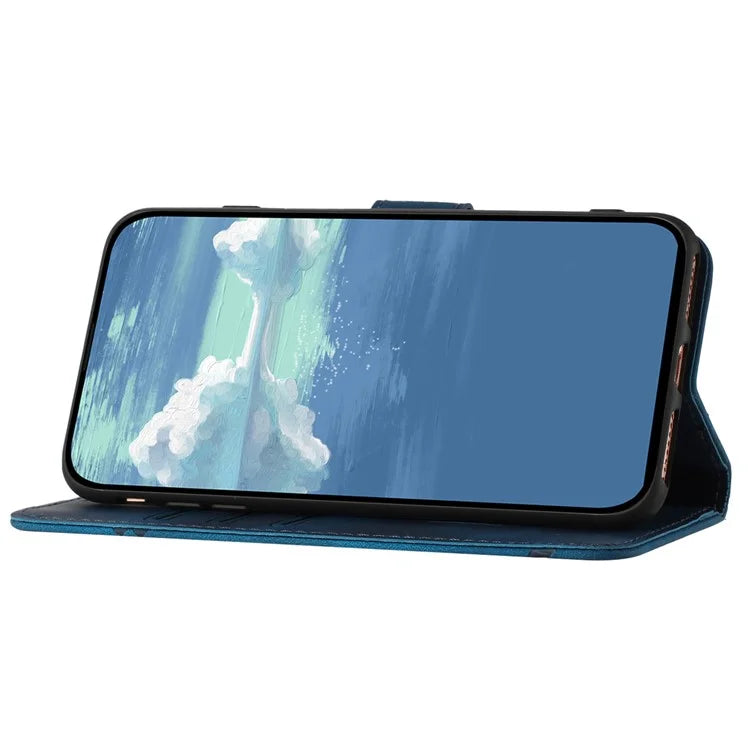 YX0040 For Xiaomi Redmi Note 13 Pro 5G / Poco X6 5G Case Imprinted Leather Shockproof Wallet Phone Cover