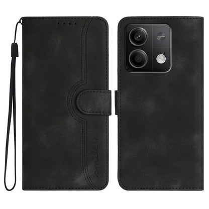 YX003 For Xiaomi Redmi Note 13 5G Leather Case Wallet Stand Full Protection Imprinted Phone Case