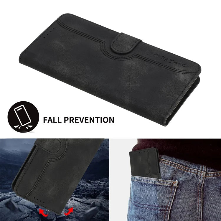 YX003 For Google Pixel 9 Pro Case Wallet Stand Imprinted Leather Phone Cover