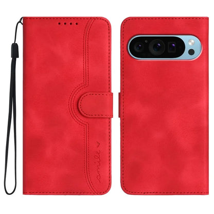 YX003 For Google Pixel 9 Pro Case Wallet Stand Imprinted Leather Phone Cover