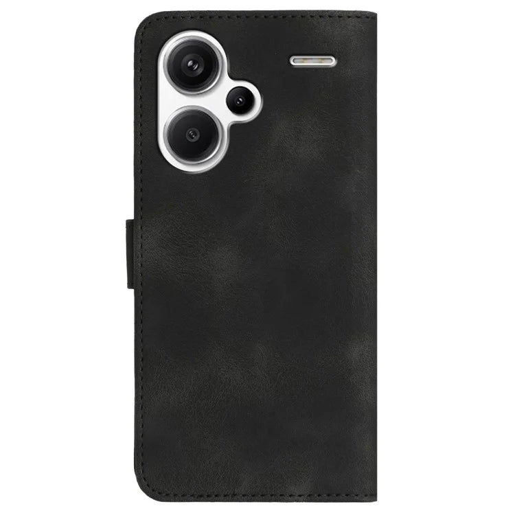 YX003 For Xiaomi Redmi Note 13 Pro+ 5G Leather Case Wallet Stand Shockproof Imprinted Phone Shell