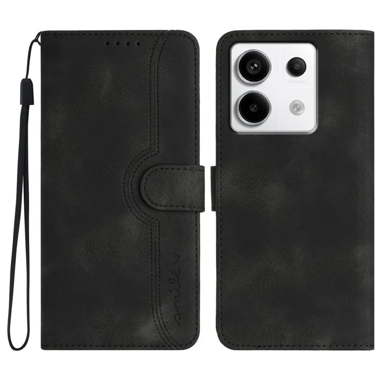 YX003 For Xiaomi Redmi Note 13 Pro 4G / Poco M6 Pro 4G Wallet Case Imprinted Leather Phone Cover with Stand