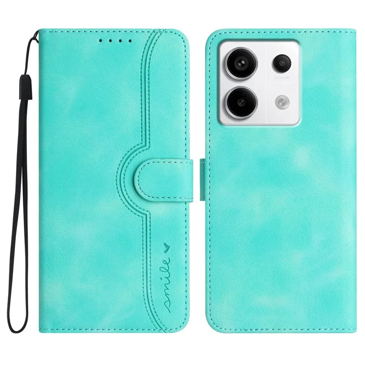 YX003 For Xiaomi Redmi Note 13 Pro 4G / Poco M6 Pro 4G Wallet Case Imprinted Leather Phone Cover with Stand