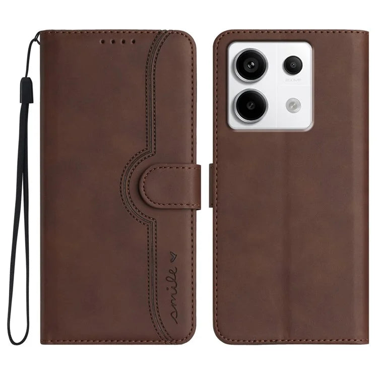YX003 For Xiaomi Redmi Note 13 Pro 4G / Poco M6 Pro 4G Wallet Case Imprinted Leather Phone Cover with Stand