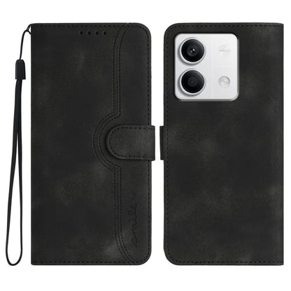 YX003 For Xiaomi Redmi Note 13 4G Case Imprinted Leather Wallet Stand Phone Cover