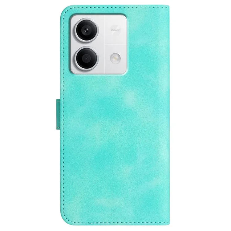 YX003 For Xiaomi Redmi Note 13 4G Case Imprinted Leather Wallet Stand Phone Cover
