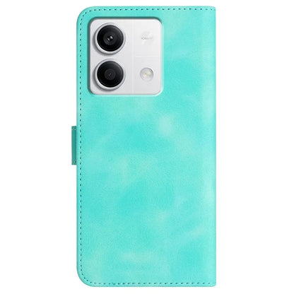 YX003 For Xiaomi Redmi Note 13 4G Case Imprinted Leather Wallet Stand Phone Cover
