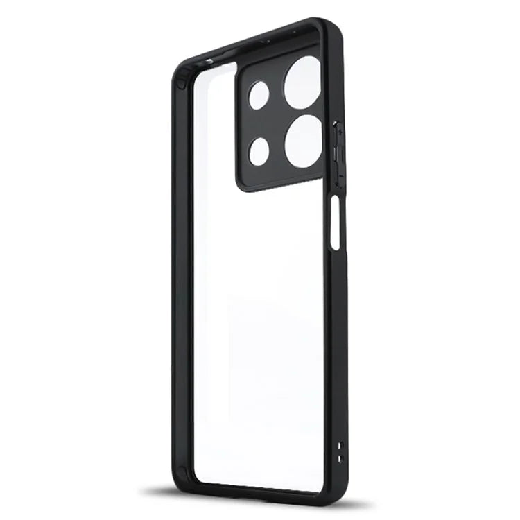 For Xiaomi Redmi Note 13 5G Slim Case TPU+PC Hybrid Protective Phone Cover