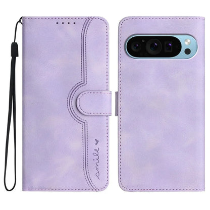 YX003 For Google Pixel 9 Stand Case Scratch-Proof Imprinted Leather Wallet Phone Cover