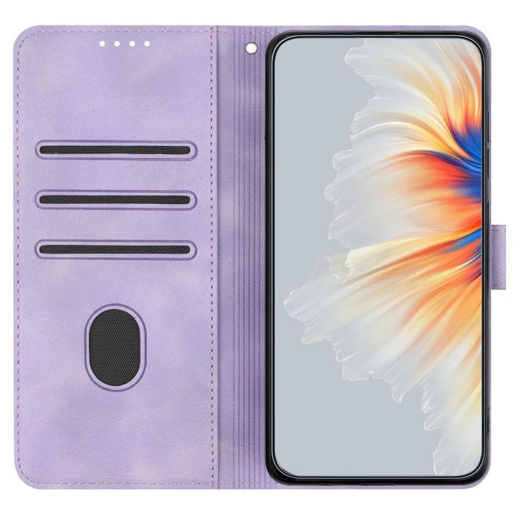 YX003 For Google Pixel 9 Stand Case Scratch-Proof Imprinted Leather Wallet Phone Cover