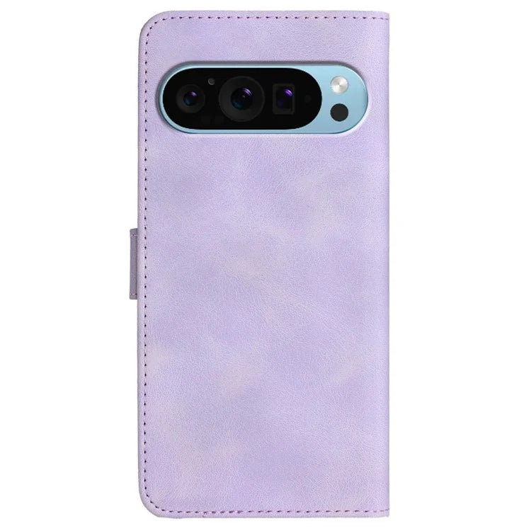 YX003 For Google Pixel 9 Stand Case Scratch-Proof Imprinted Leather Wallet Phone Cover