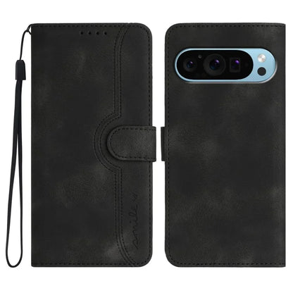 YX003 For Google Pixel 9 Stand Case Scratch-Proof Imprinted Leather Wallet Phone Cover