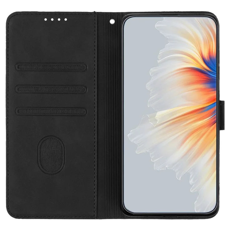 YX003 For Google Pixel 9 Stand Case Scratch-Proof Imprinted Leather Wallet Phone Cover
