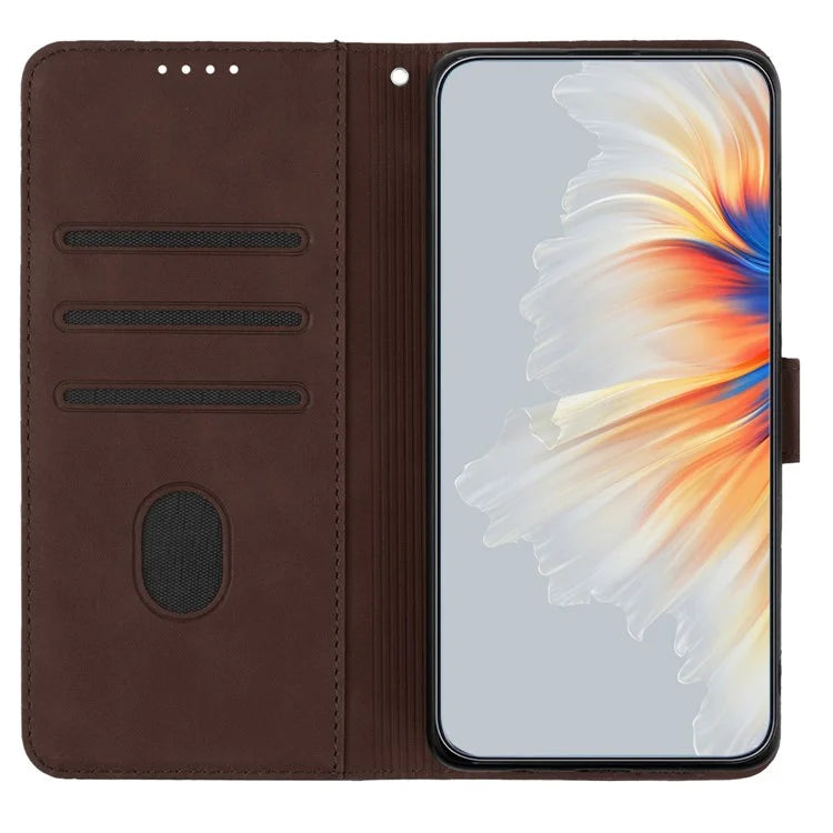 YX003 For Google Pixel 9 Stand Case Scratch-Proof Imprinted Leather Wallet Phone Cover