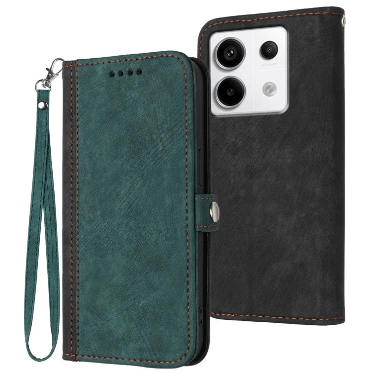 YX0020 For Xiaomi Redmi Note 13 Pro 4G / Poco M6 Pro 4G Case PU Leather Double Magnetic Clasp Phone Cover