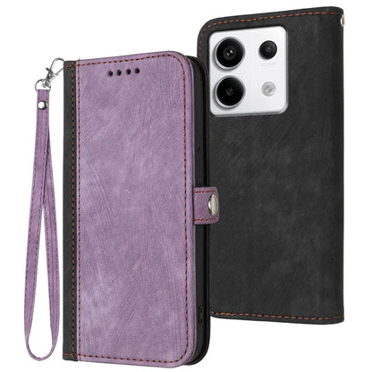 YX0020 For Xiaomi Redmi Note 13 Pro 5G / Poco X6 5G Case Flip PU Leather Wallet Phone Cover with Strap