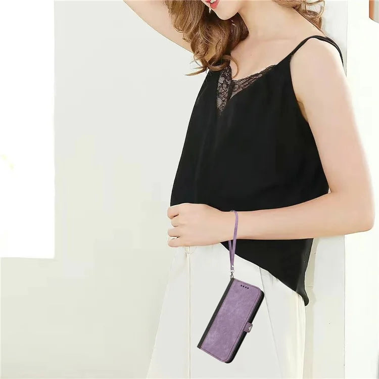 YX0020 For Google Pixel 9 Wallet Case PU Leather Flip Phone Cover with Strap