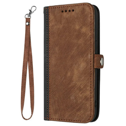 YX0020 For Google Pixel 9 Pro Protective Case PU Leather Wallet Phone Cover with Strap