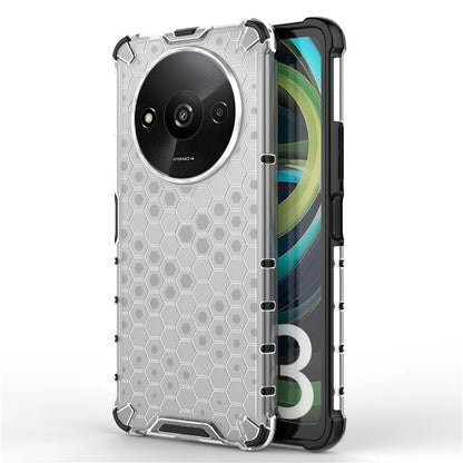 For Xiaomi Redmi A3 Cell Phone Cases Honeycomb Design TPU+PC Anti-scratch Cover
