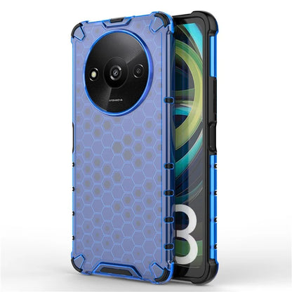 For Xiaomi Redmi A3 Cell Phone Cases Honeycomb Design TPU+PC Anti-scratch Cover