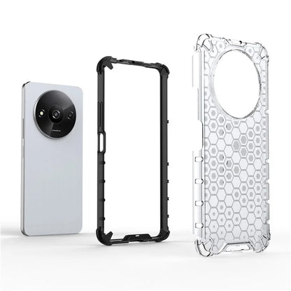 For Xiaomi Redmi A3 Cell Phone Cases Honeycomb Design TPU+PC Anti-scratch Cover