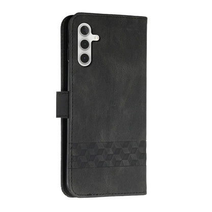 YX0010 Series for Samsung Galaxy S24+ Case Imprinted PU Leather Wallet Protective Cover