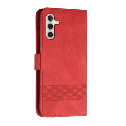 YX0010 Series for Samsung Galaxy S24+ Case Imprinted PU Leather Wallet Protective Cover