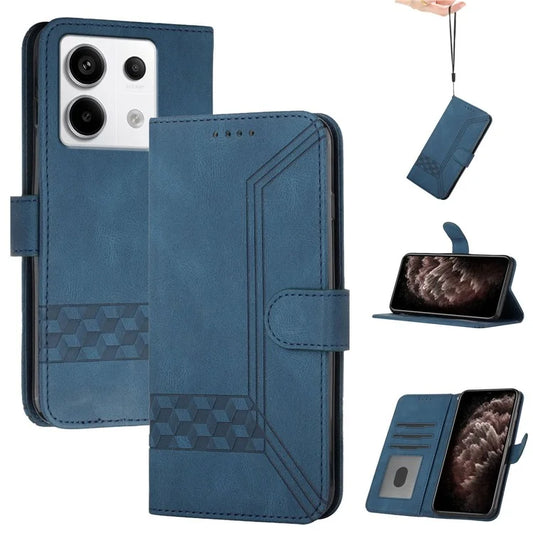 YX0010 Series for Xiaomi Redmi Note 13 Pro 5G / Poco X6 5G Magnetic Phone Case Imprinted Stand Cover
